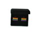 Rainbow Gay Pride Stainless Steel Cufflinks